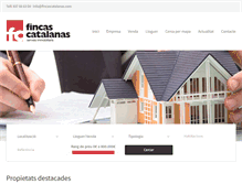 Tablet Screenshot of fincascatalanas.com